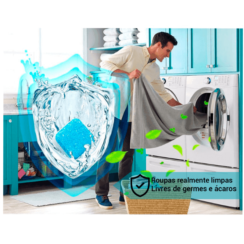 CleanWave™ pastilhas Renovadoras & Esterilizadoras (LEVE MAIS E PAGUE MENOS)